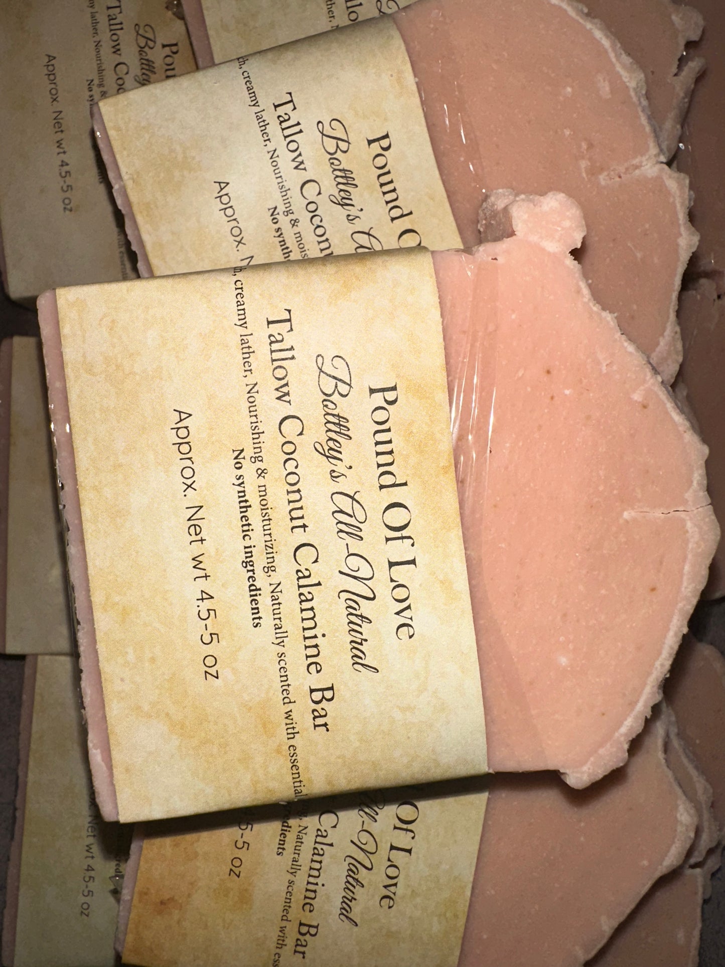 Tallow Coconut Calamine Soap