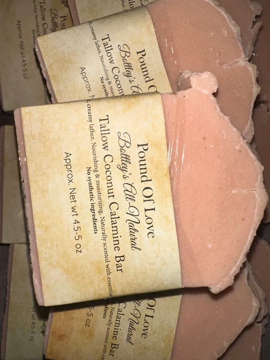 Tallow Coconut Calamine Soap