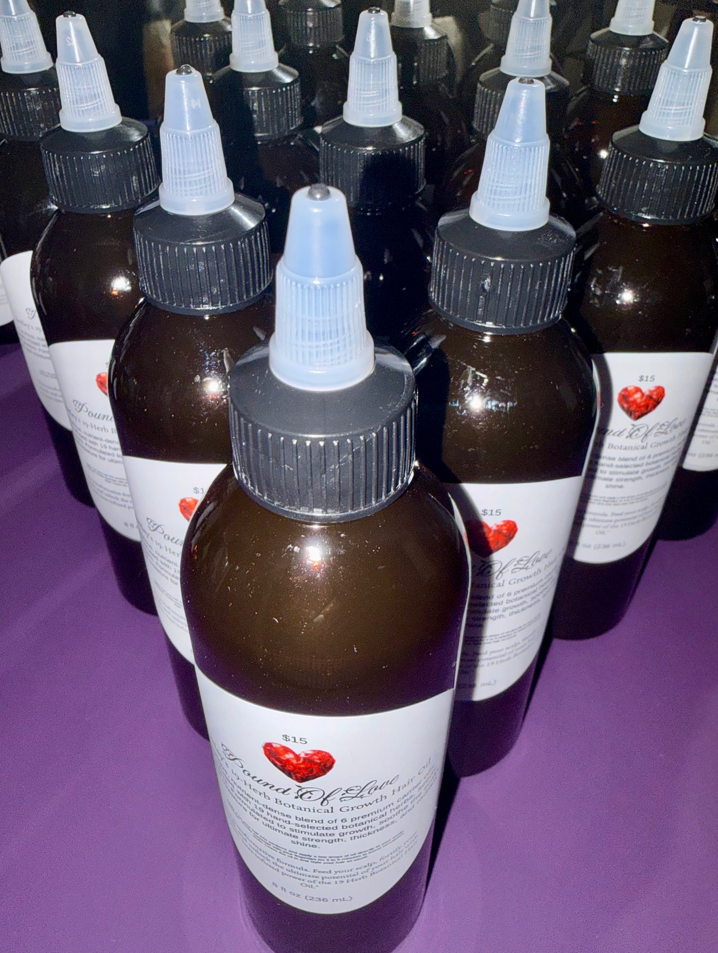 19 Herb Botanical Hair Growth Oil 8oz
