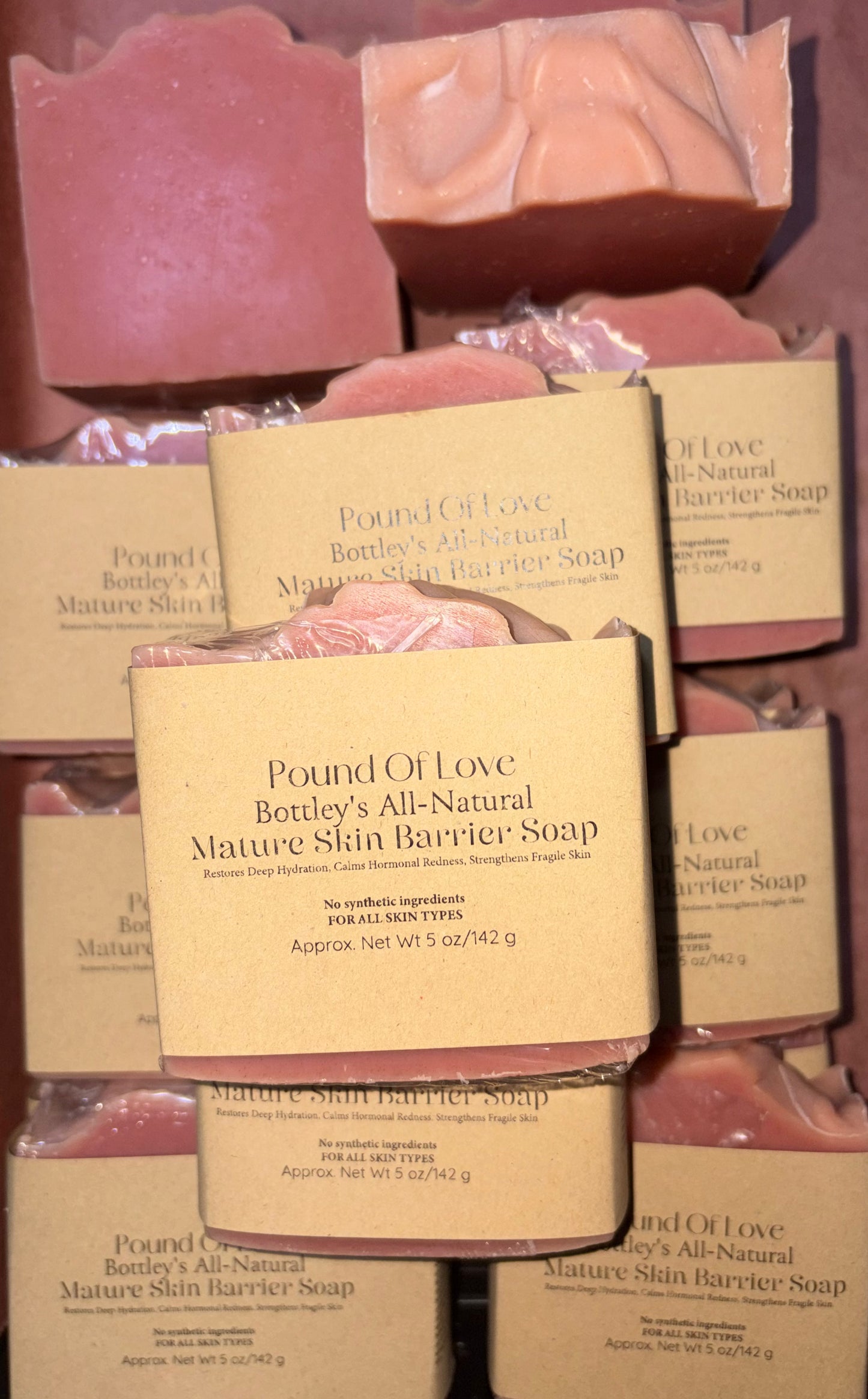 Pound Of Love Bottley's All Natural Mature Skin Barrier Soap 5oz
