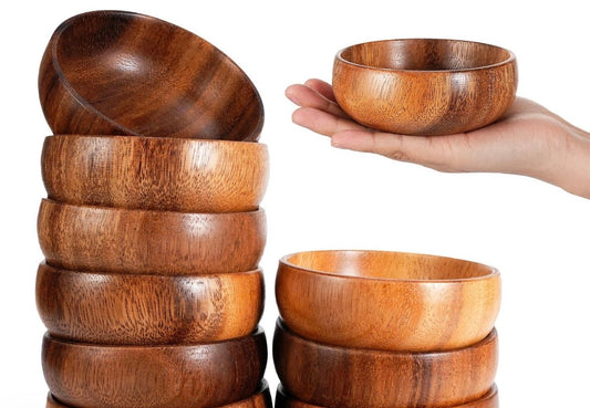 Acacia Wood Shaving Bowl