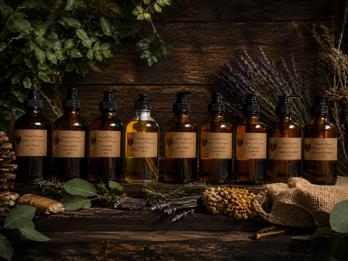 Pound Of Love Naturals Essential Body Oil 8oz
