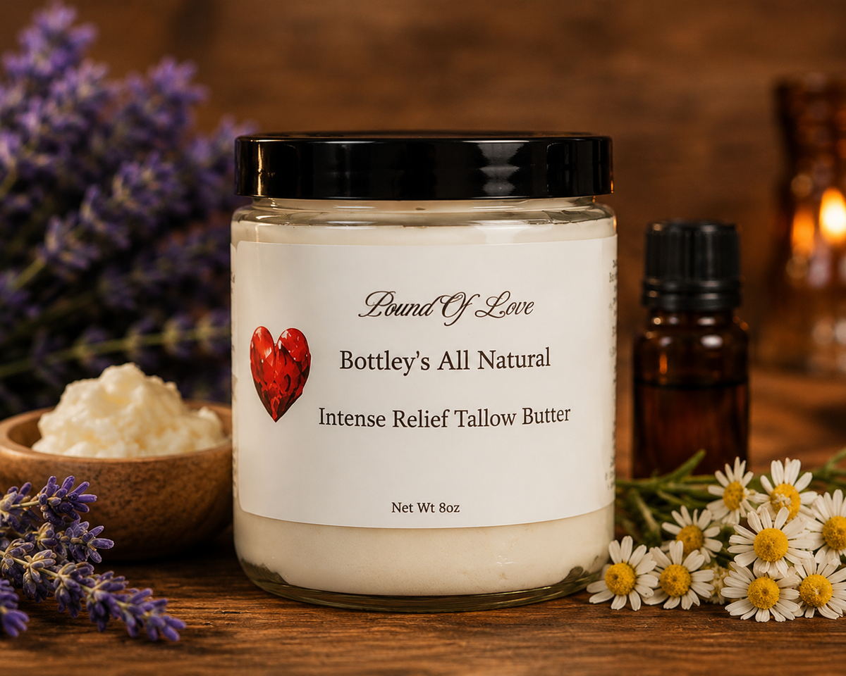 Pound Of Love Bottley's All Natural Essentially Tallow Butter 8oz